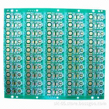 Single-sided Copper PCBs, 0.5mm Thickness Board and Solder Mask Blue with Chem Tin